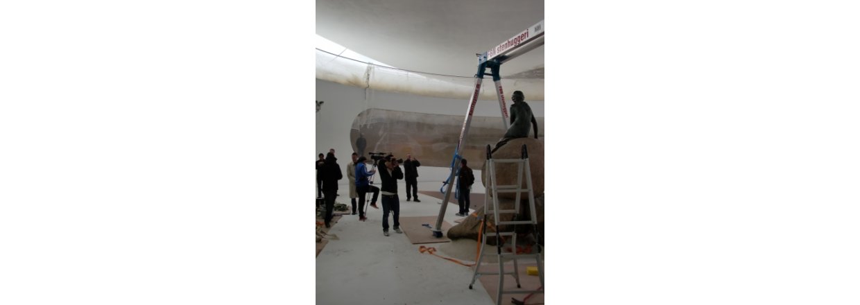 Den lille Havfrue er nu fremme ved den danske pavillion i Expo i Shanghai.