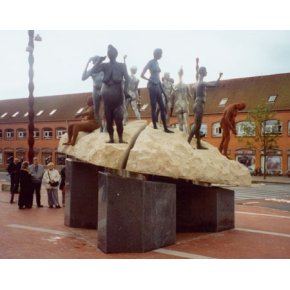 Bj�rn N�rgaard skulptur Holstebro