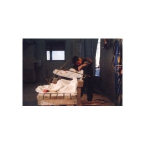 Marmor relief af billedhugger Vitevet