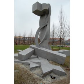 Morten Str�de skulptur i �rhus.